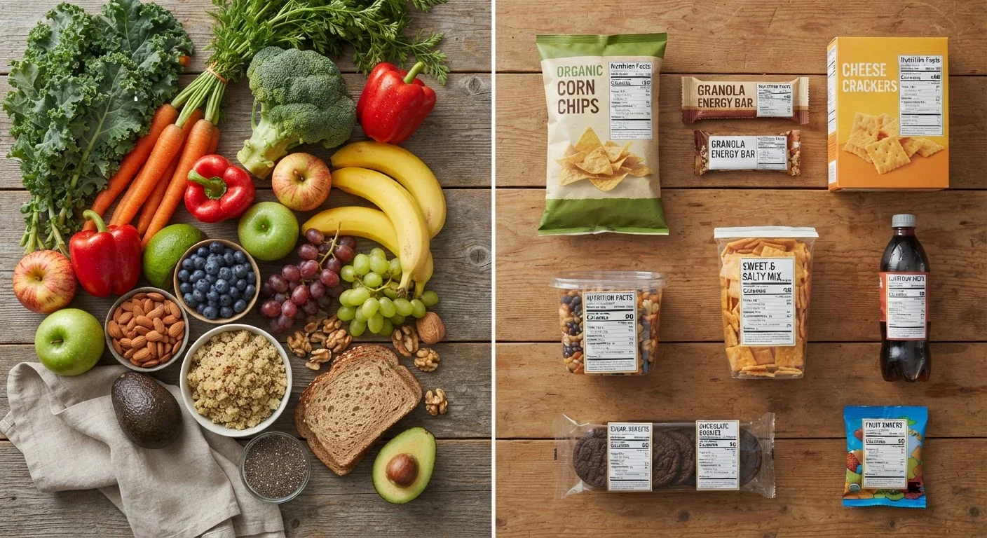 Whole Foods vs. Processed Foods: What the Difference Actually Means for Your Diet